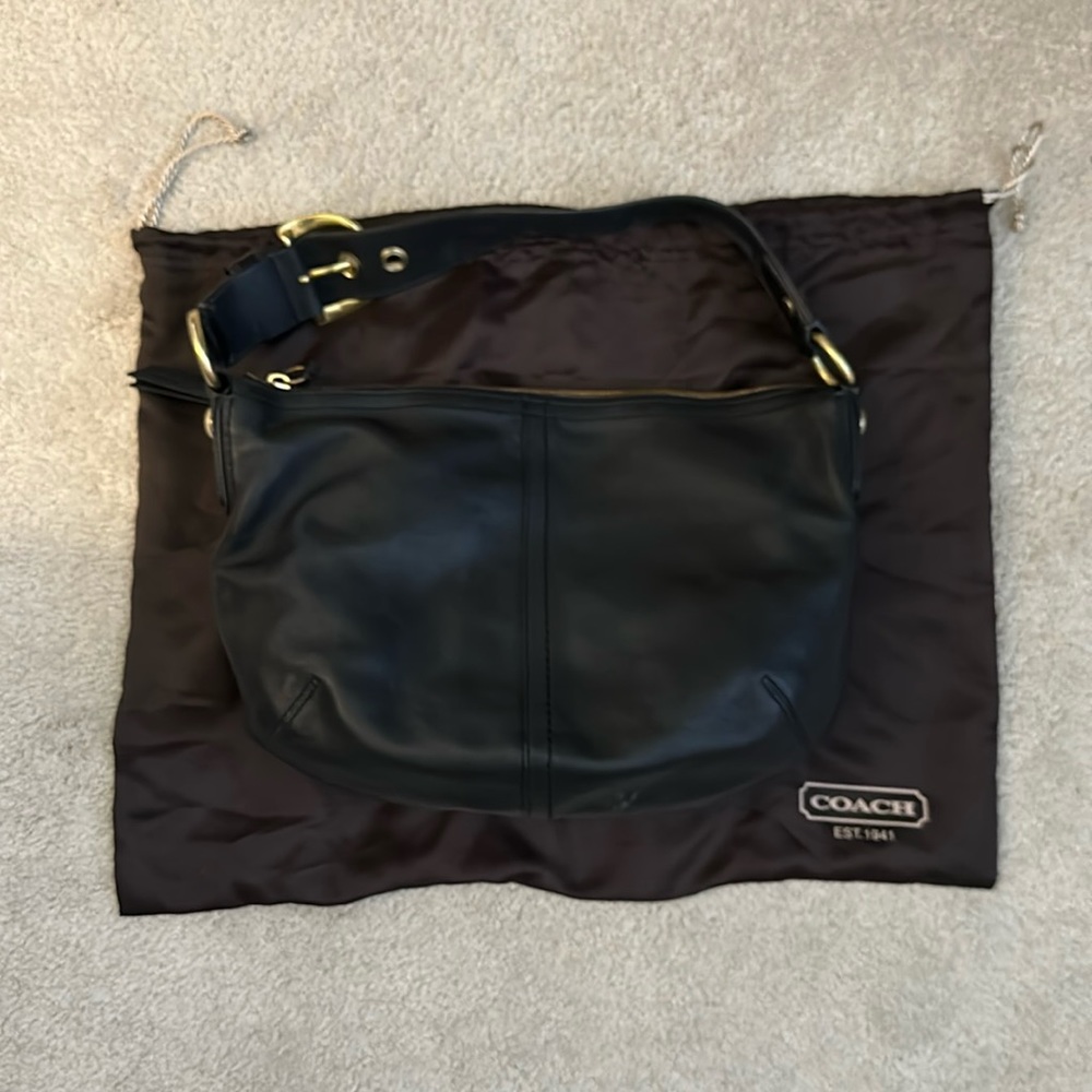 Coach leather handbag